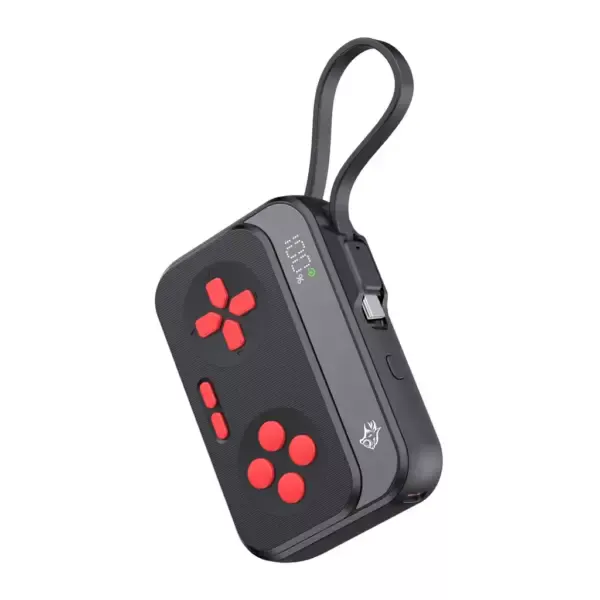 PORODO 10000MAH CONTROLLER DESIGN POWER BANK | RED